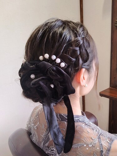 結婚式用ヘアセット